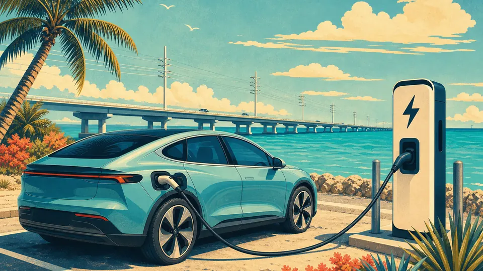 Florida Keys ev charging scene