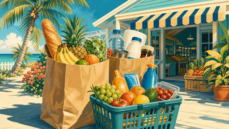Florida Keys groceries & supplies scene