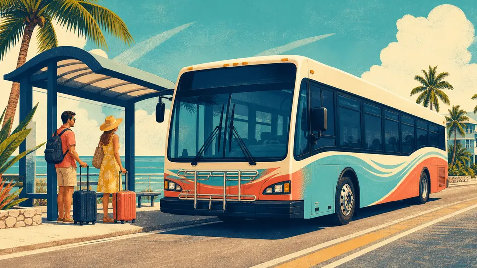 Florida Keys public transportation scene