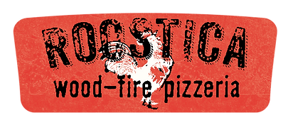Roostica Wood-Fire Pizzeria official logo